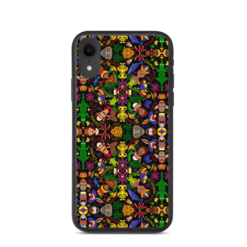 Colombia, the charm of a magical country Biodegradable phone case. iPhone xr