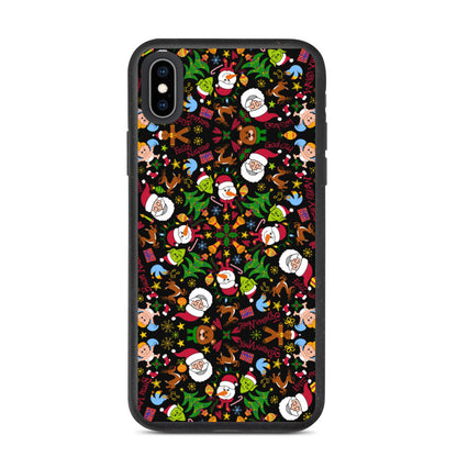 The joy of Christmas pattern design Biodegradable phone case. iPhone XS max