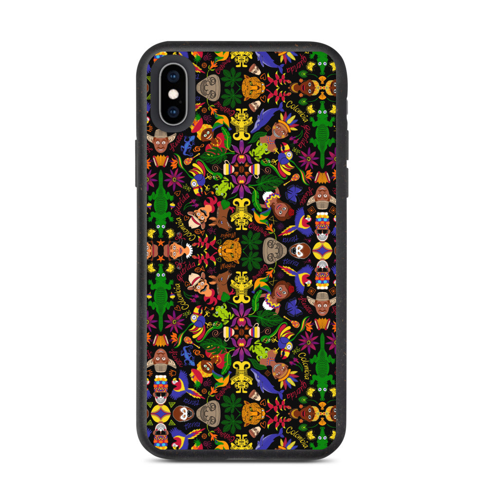 Colombia, the charm of a magical country Biodegradable phone case. iPhone xs max