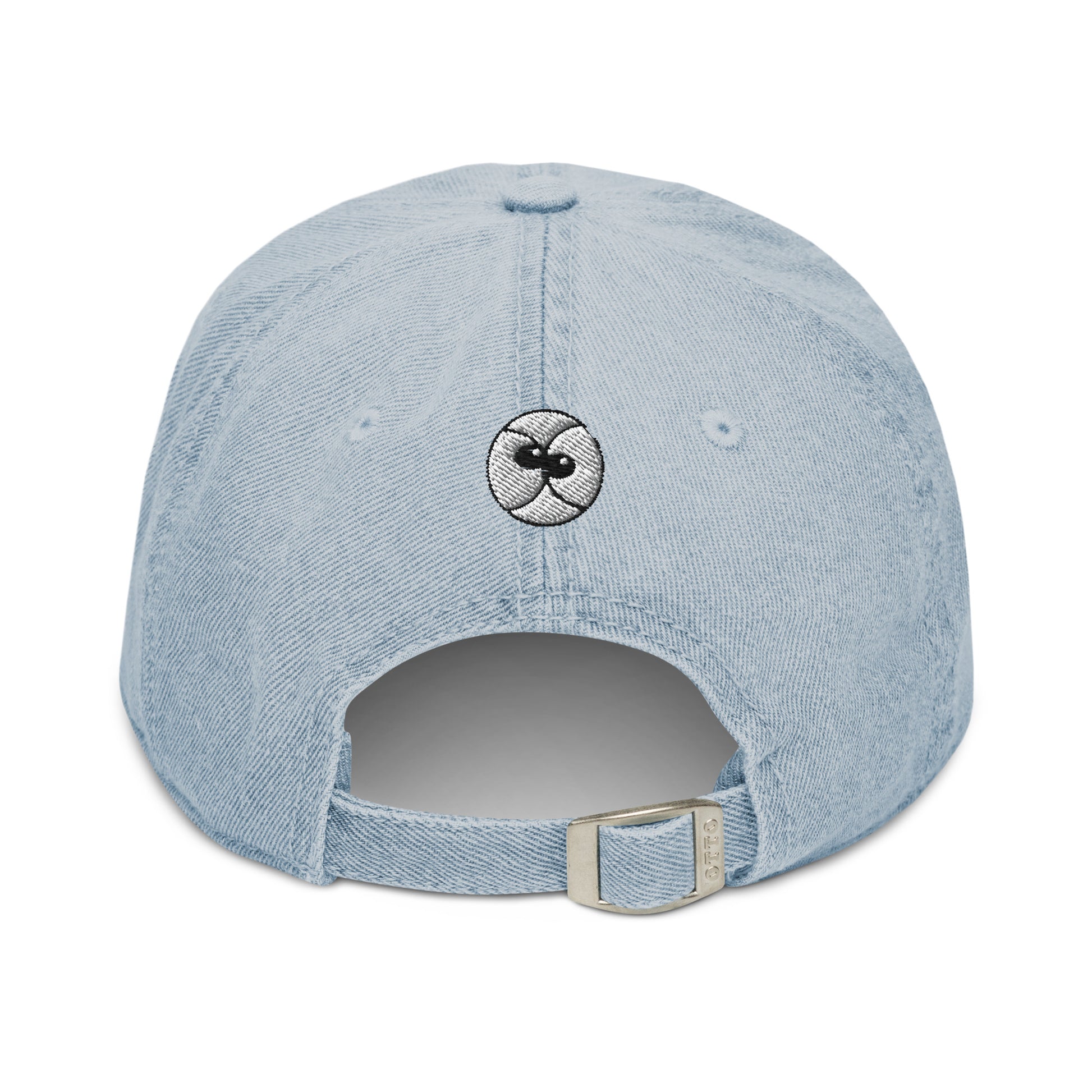 Zoo&co branded Denim Hat. Light blue. Back view