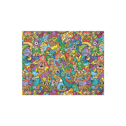 Cheerful crowd enjoying a lively carnival Jigsaw puzzle. 252 pieces