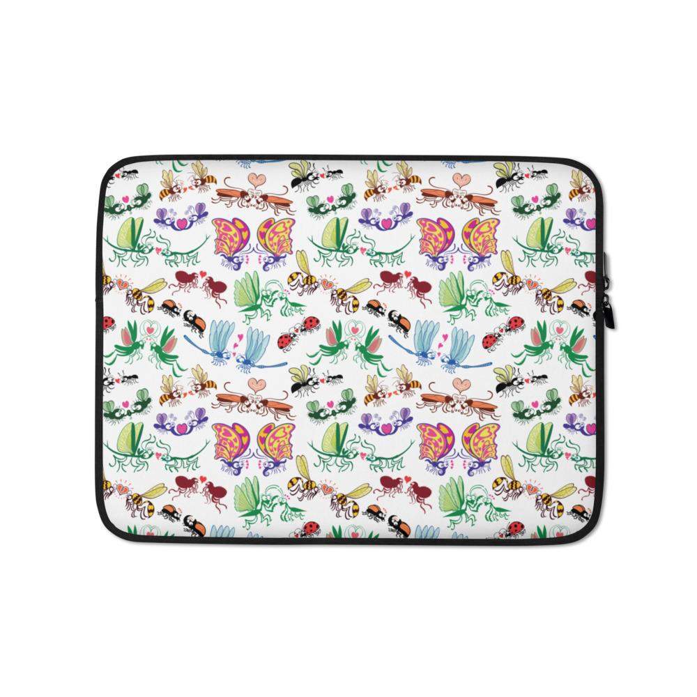 Cool insects madly in love Laptop Sleeve-Laptop sleeves