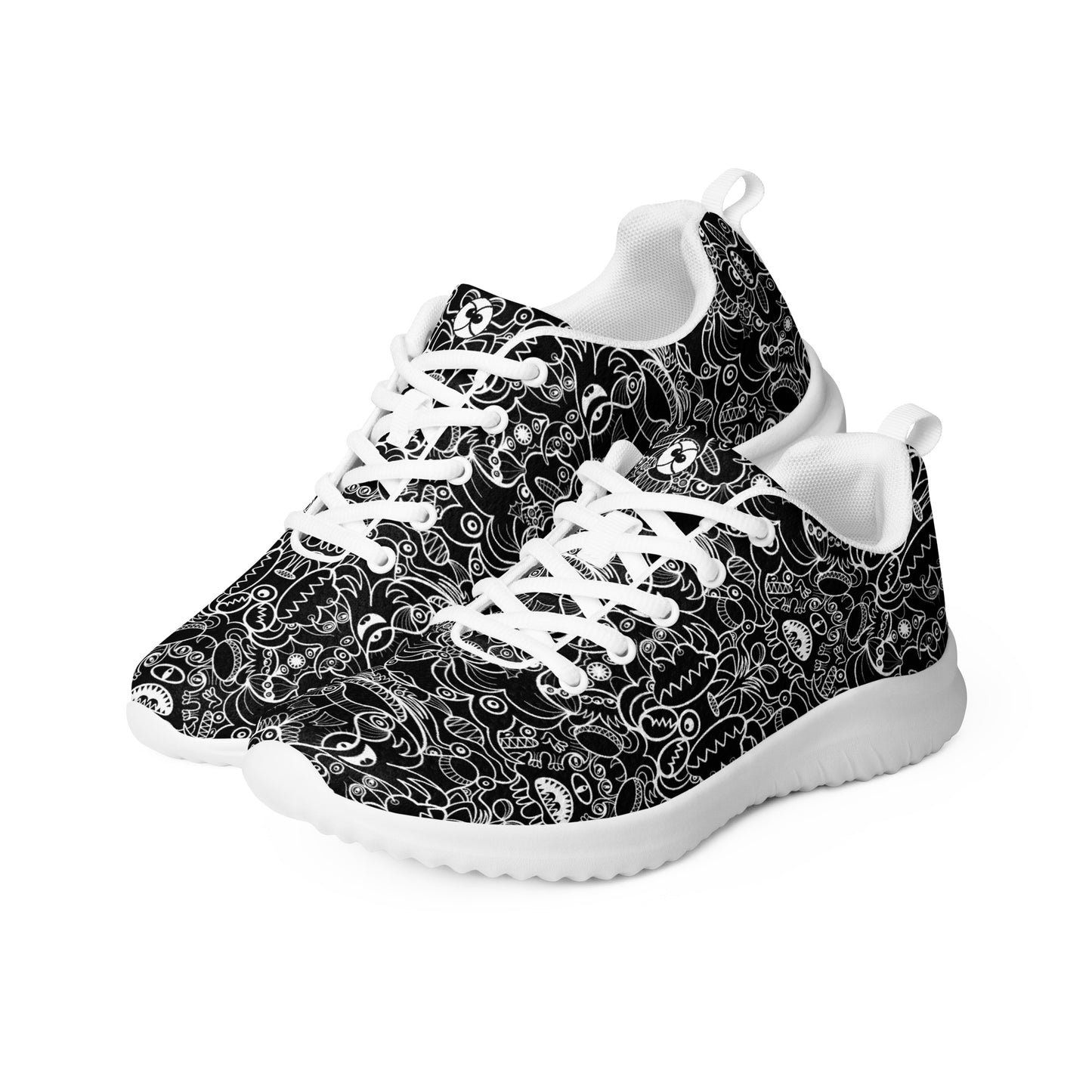 The powerful dark side of the Doodle world Men’s athletic shoes. Overview