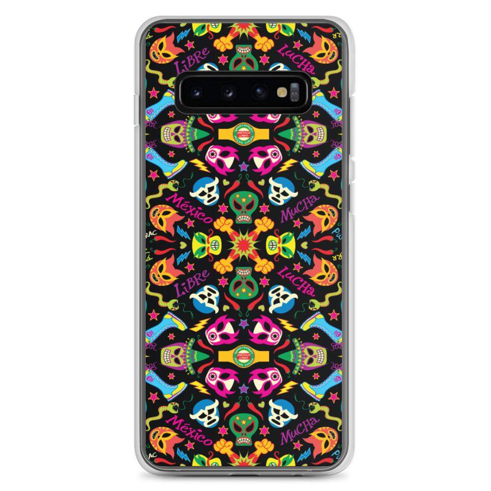 Mexican wrestling colorful party Samsung Case-Samsung cases