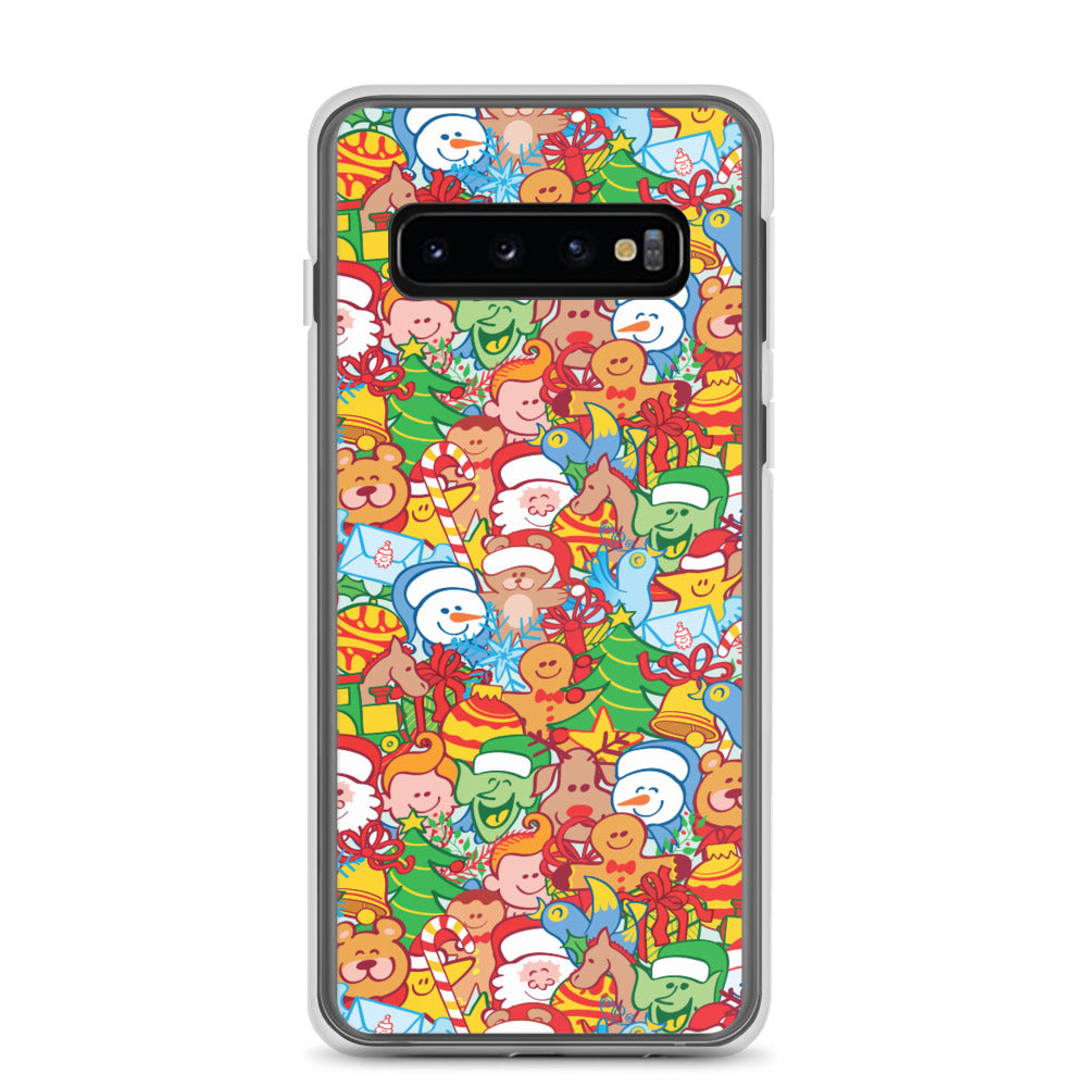 All Christmas stars pattern design Samsung Case. S10