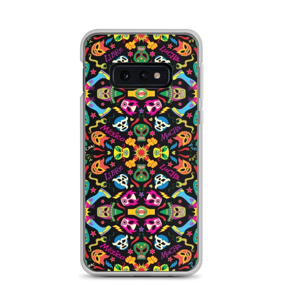Mexican wrestling colorful party Samsung Case-Samsung cases