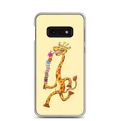 Cool giraffe eating ice cream Samsung Case-Samsung cases