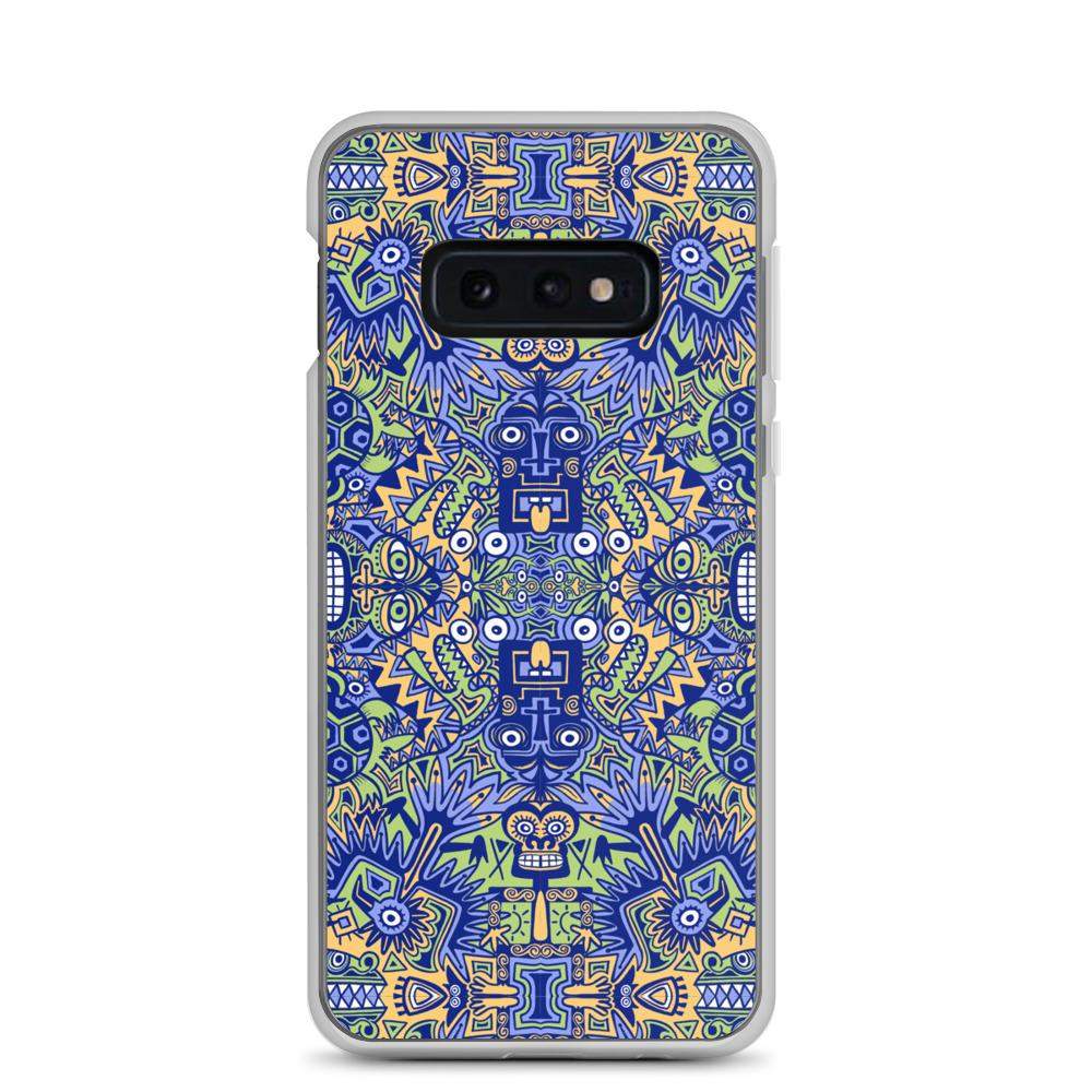 Playful Pre-columbian symbols pattern Samsung Case-Samsung cases