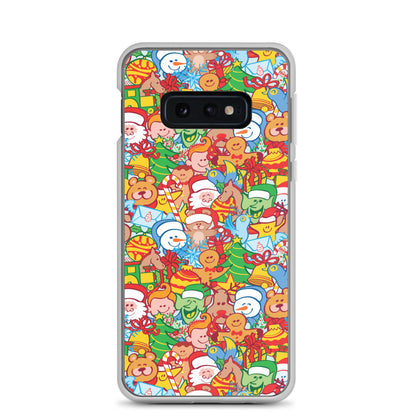 All Christmas stars pattern design Samsung Case. S10e