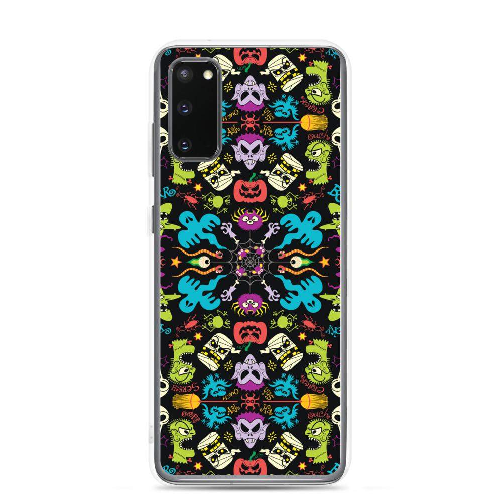 Spooky Halloween characters in a pattern design Samsung Case-Samsung cases