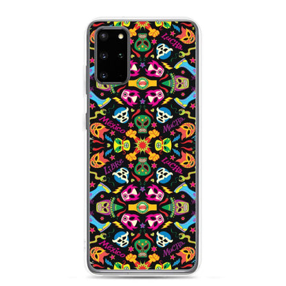 Mexican wrestling colorful party Samsung Case-Samsung cases