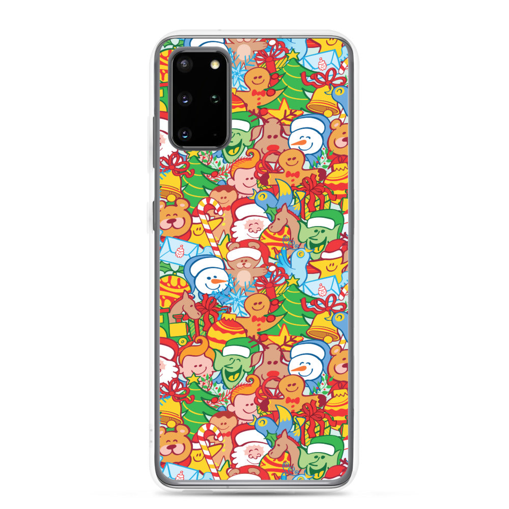 All Christmas stars pattern design Samsung Case. S20 Plus