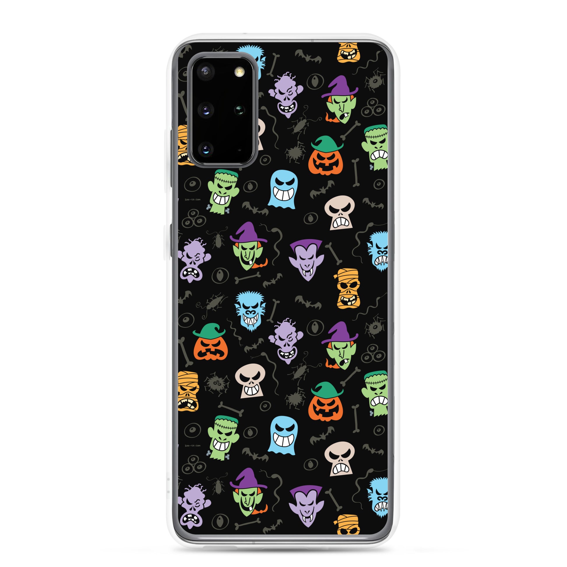 Scary Halloween faces Samsung Case. s20 plus