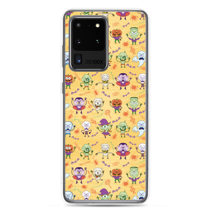 Halloween characters making funny faces Samsung Case. Samsung s20 ultra