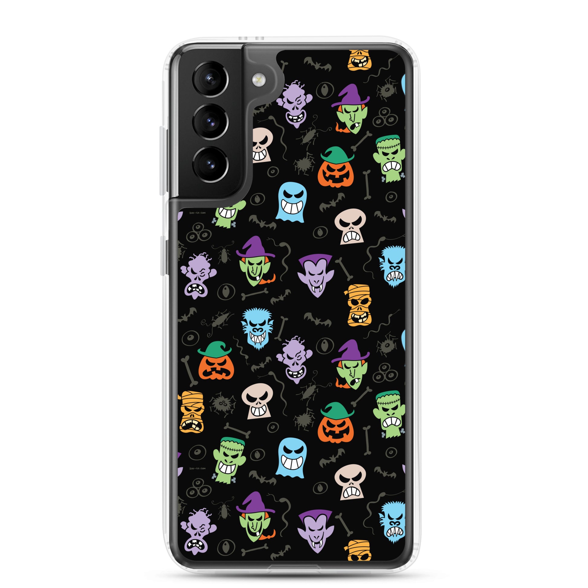Scary Halloween faces Samsung Case. s21 plus