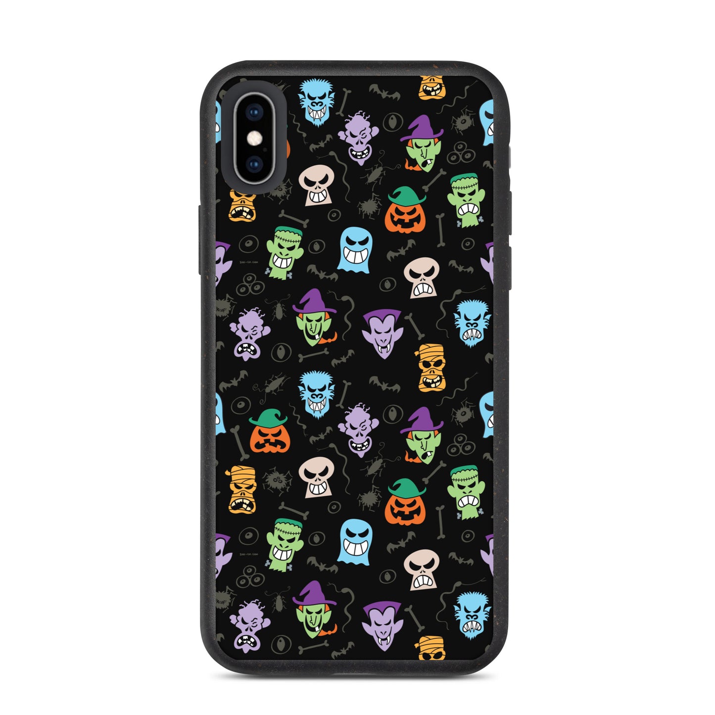 Scary Halloween faces Speckled iPhone case. iPhone xs max