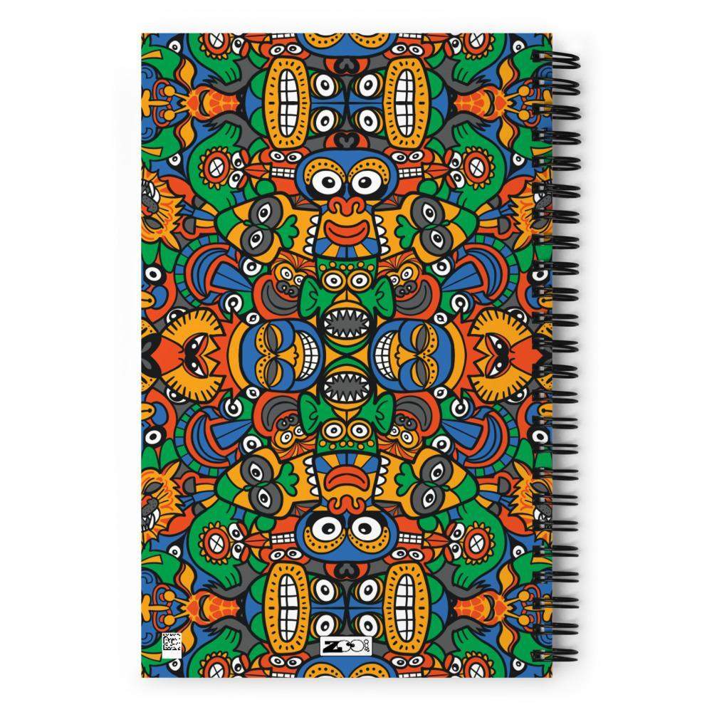 Fantastic African masks festival Spiral notebook-Spiral notebooks