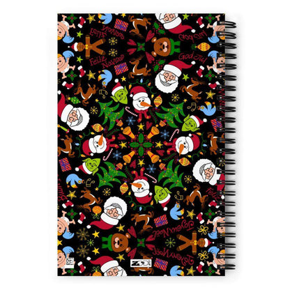 The joy of Christmas pattern design Spiral notebook-Spiral notebooks