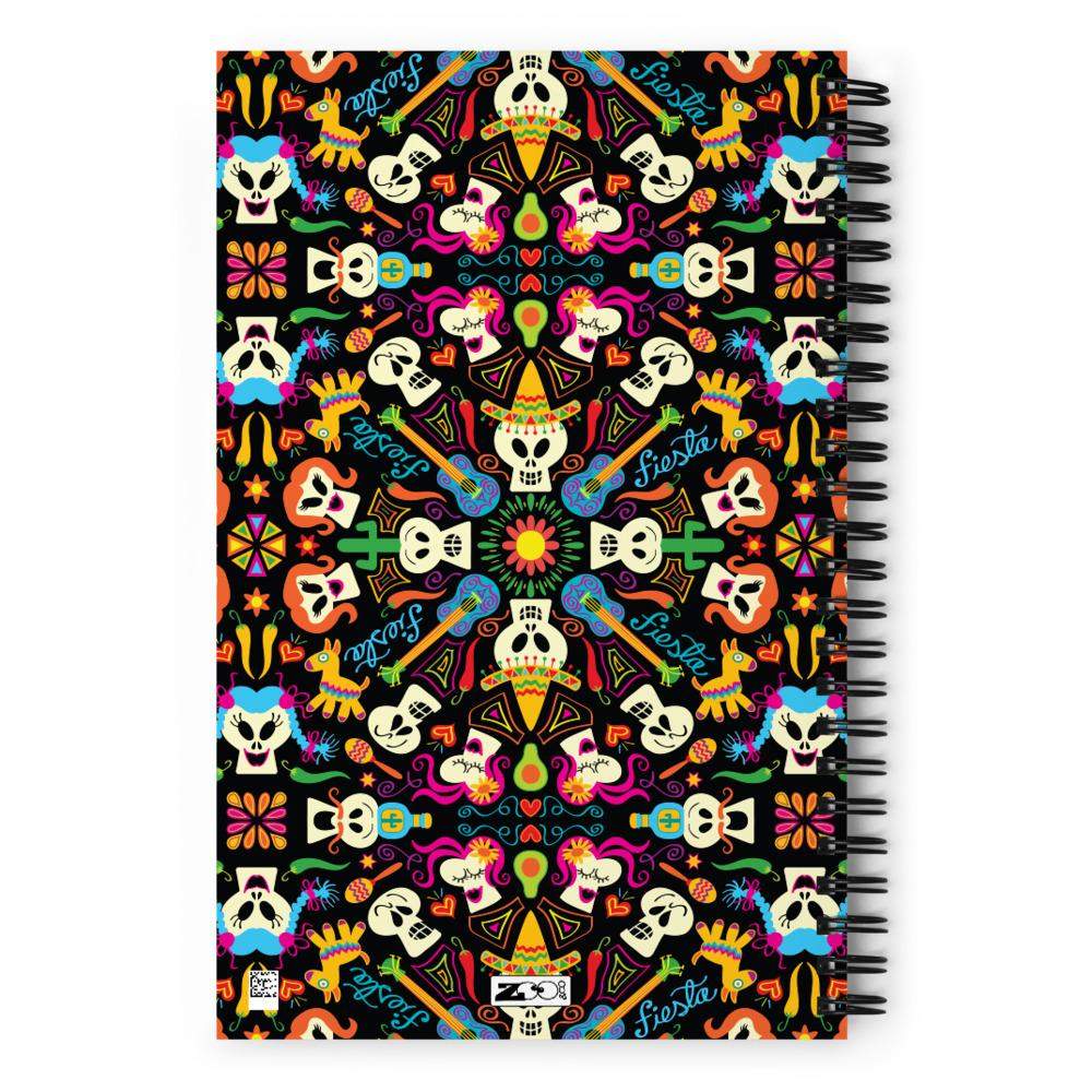 Day of the dead Mexican holiday Spiral notebook-Spiral notebooks