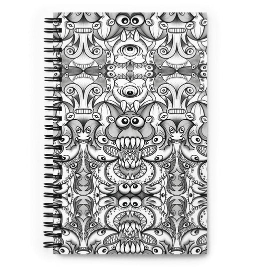 Official pic of the monsters annual convention Spiral notebook-Spiral notebooks