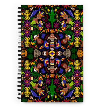 Colombia, the charm of a magical country Spiral notebook. Front view