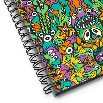 The vast ocean is full of doodle critters Spiral notebook-Spiral notebooks