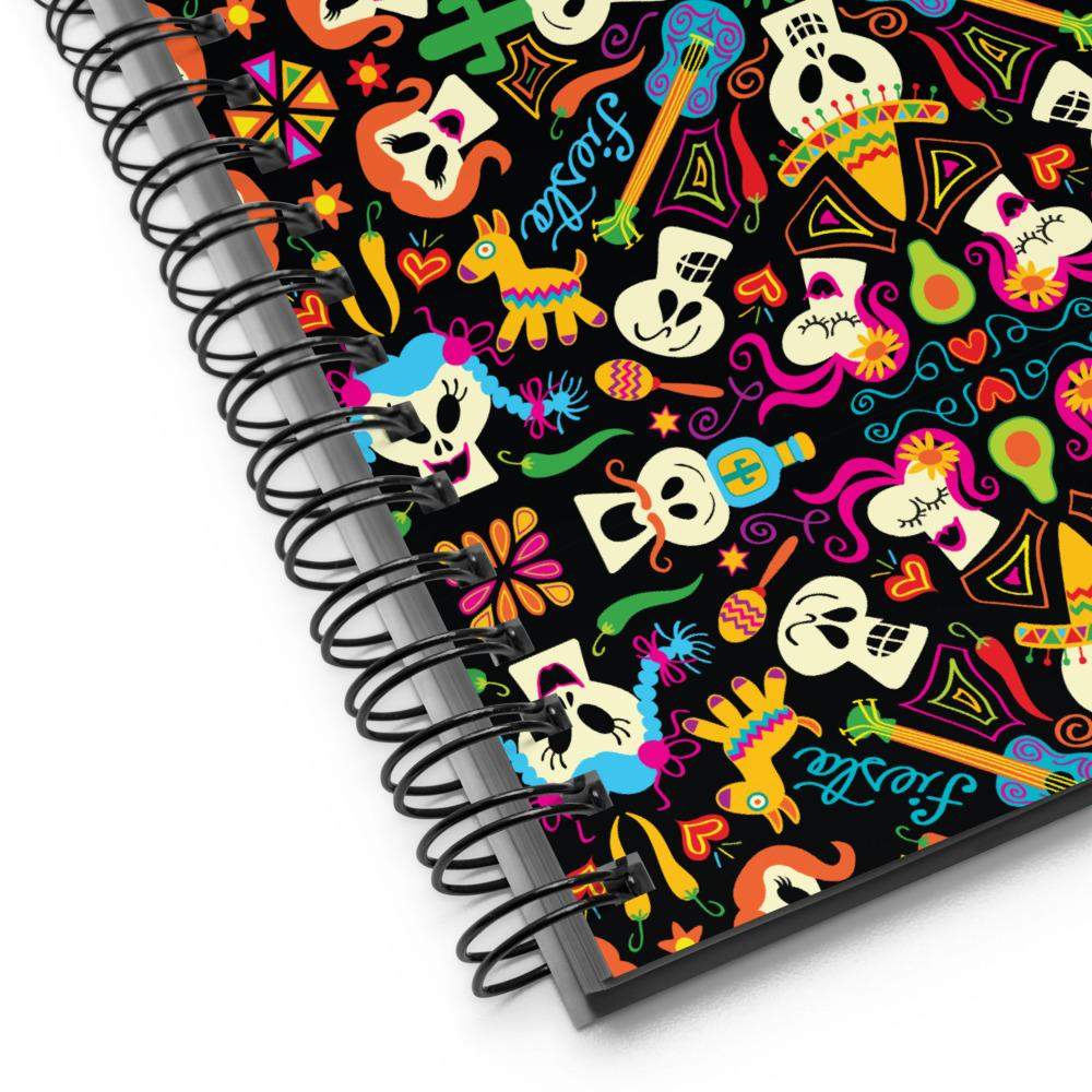 Day of the dead Mexican holiday Spiral notebook-Spiral notebooks