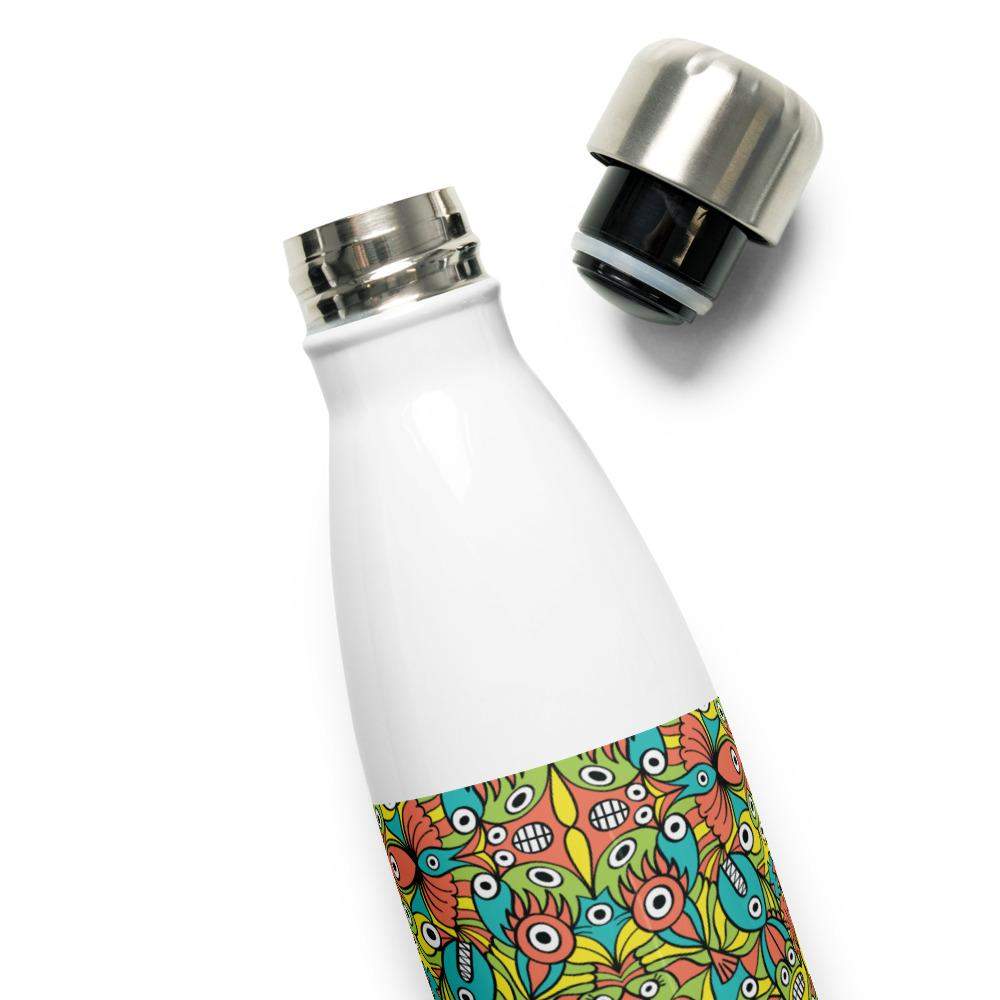 Alien monsters pattern design Stainless Steel Water Bottle-Stainless steel water bottle