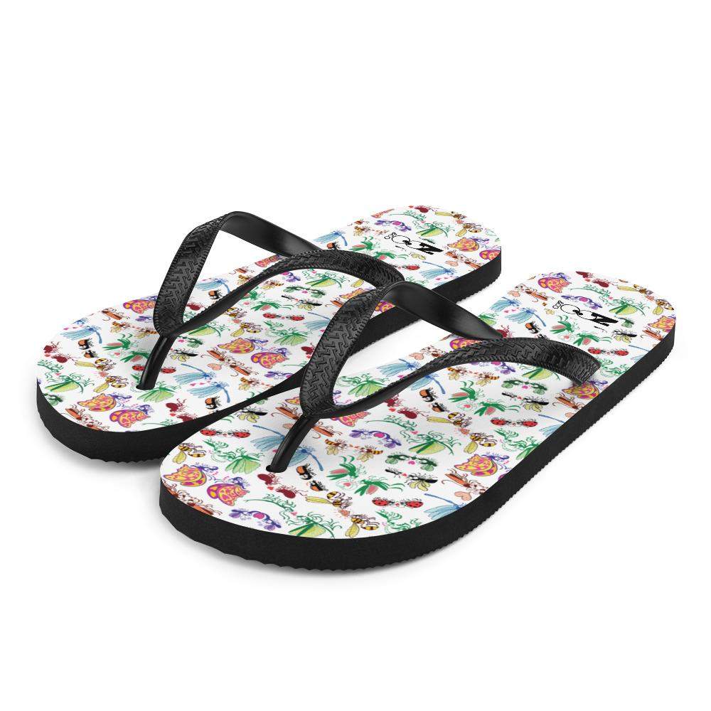 Cool insects madly in love Flip-Flops-Flip-flops