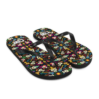 Day of the dead Mexican holiday Flip-Flops-Flip-flops