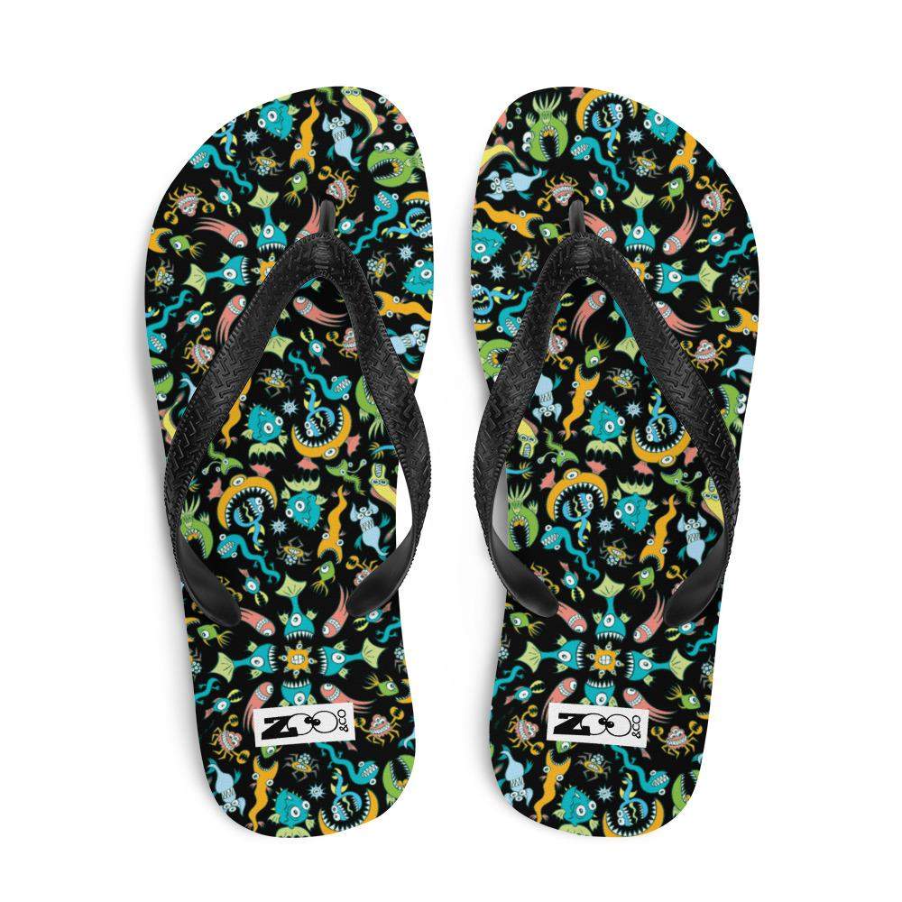 Sea creatures pattern design Flip-Flops-Flip-flops