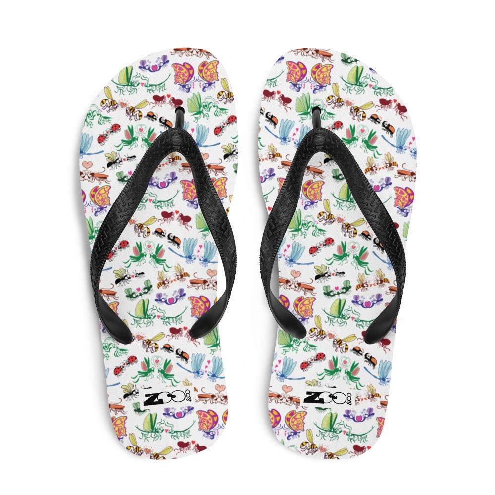 Cool insects madly in love Flip-Flops-Flip-flops