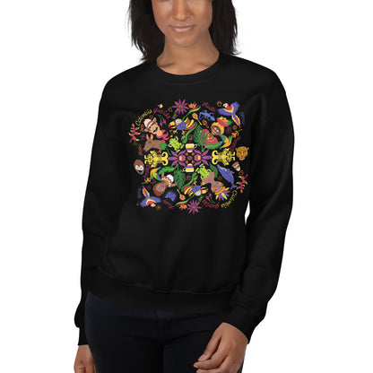 Colombia, the charm of a magical country mandala Unisex Sweatshirt. Woman