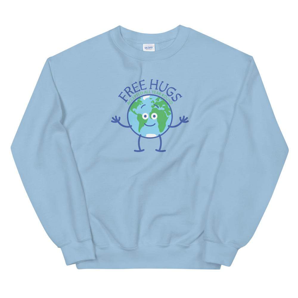 Planet Earth accepts free hugs all year round Unisex Sweatshirt-Unisex sweatshirts
