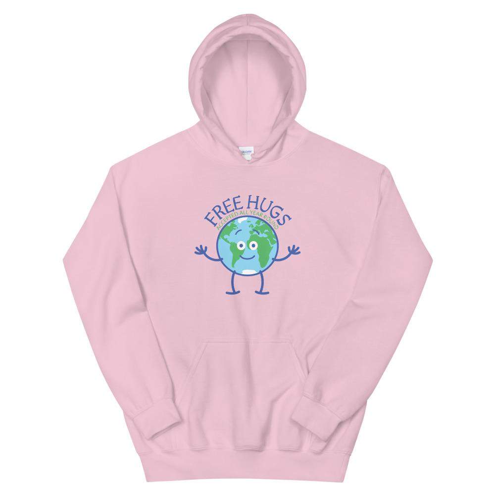 Planet Earth accepts free hugs all year round Unisex Hoodie-Unisex hoodies