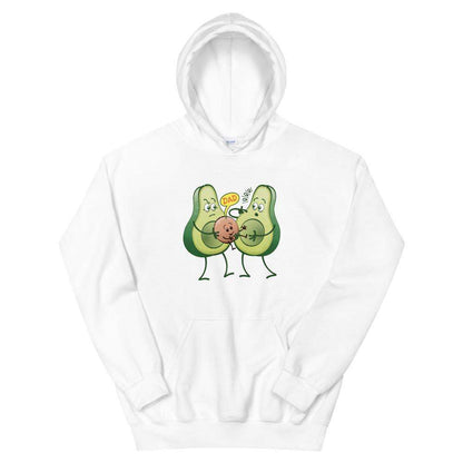 Avocado halves in trouble for paternity recognition Unisex Hoodie-Unisex hoodies
