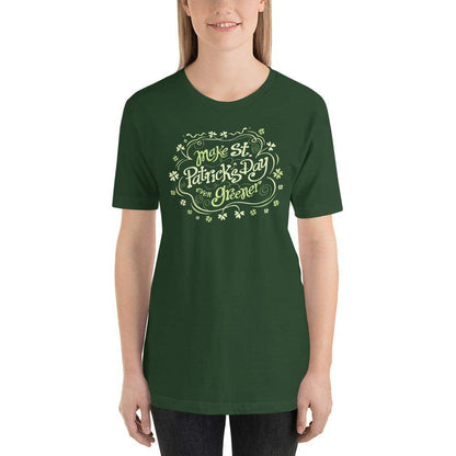 Make St Patrick's Day even Greener Short-Sleeve Unisex T-Shirt-Short-Sleeve Unisex T-Shirts