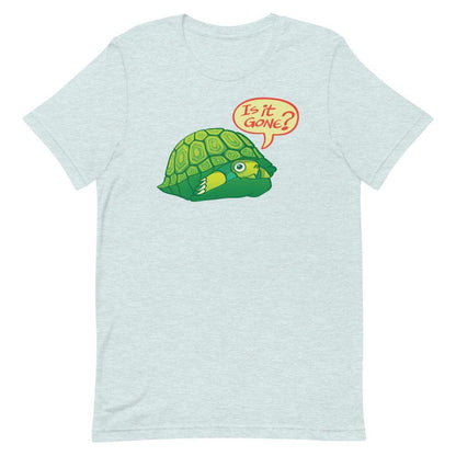 Turtle asking if it's OK to go out of its shell Short-Sleeve Unisex T-Shirt-Short-Sleeve Unisex T-Shirts