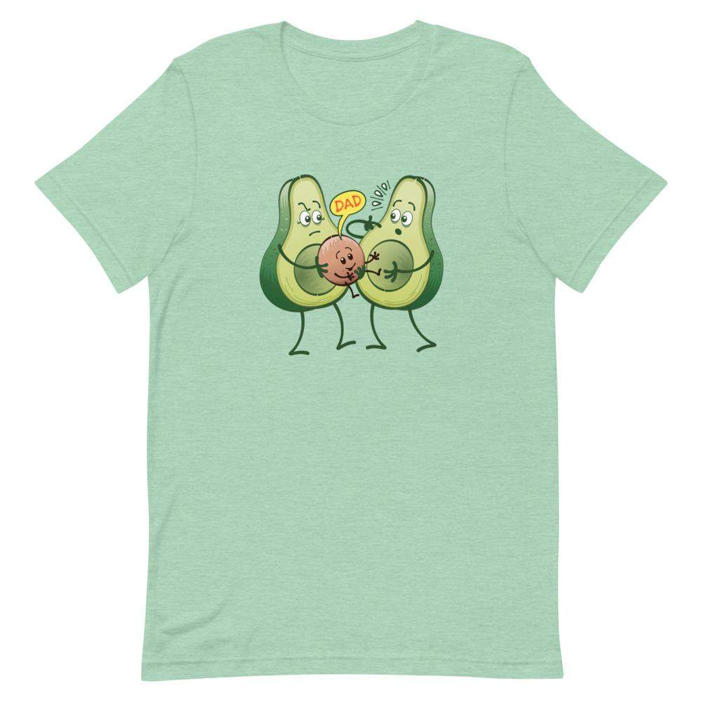 Avocado halves in trouble for paternity recognition Short-Sleeve Unisex T-Shirt-Short-Sleeve Unisex T-Shirts