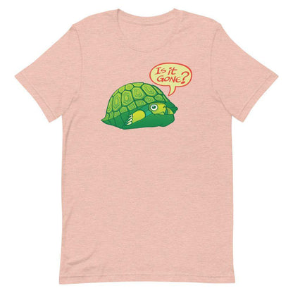 Turtle asking if it's OK to go out of its shell Short-Sleeve Unisex T-Shirt-Short-Sleeve Unisex T-Shirts