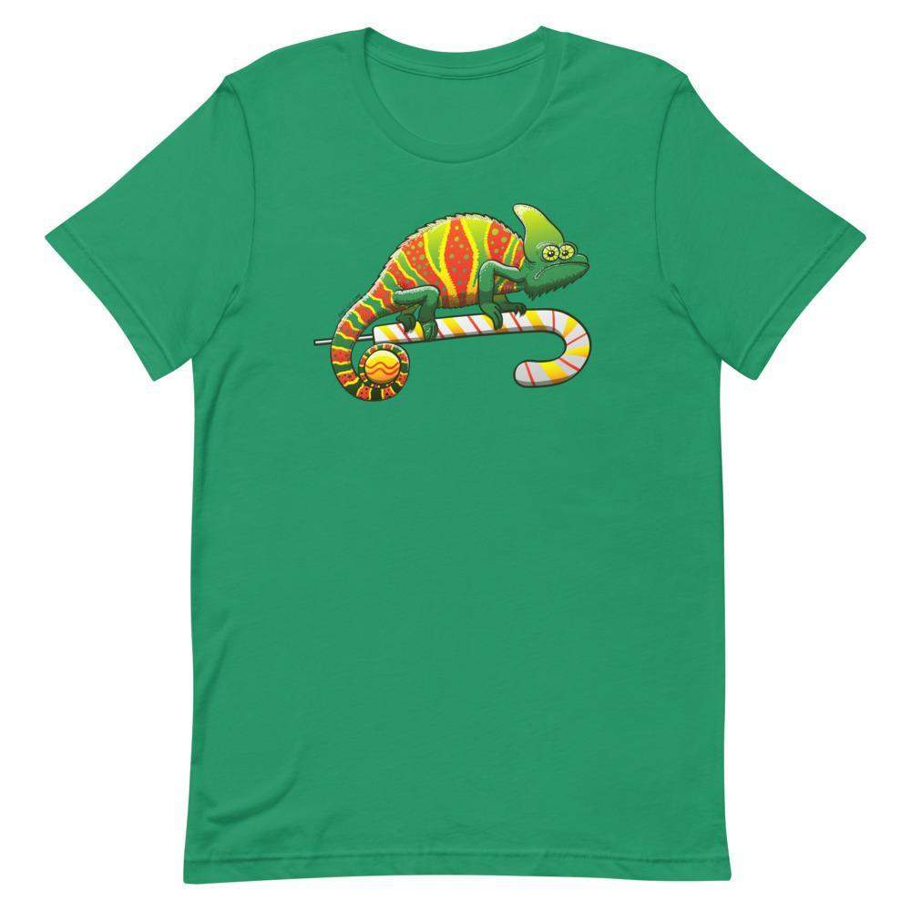 Christmas chameleon ready for the big season Short-Sleeve Unisex T-Shirt-Short-Sleeve Unisex T-Shirts