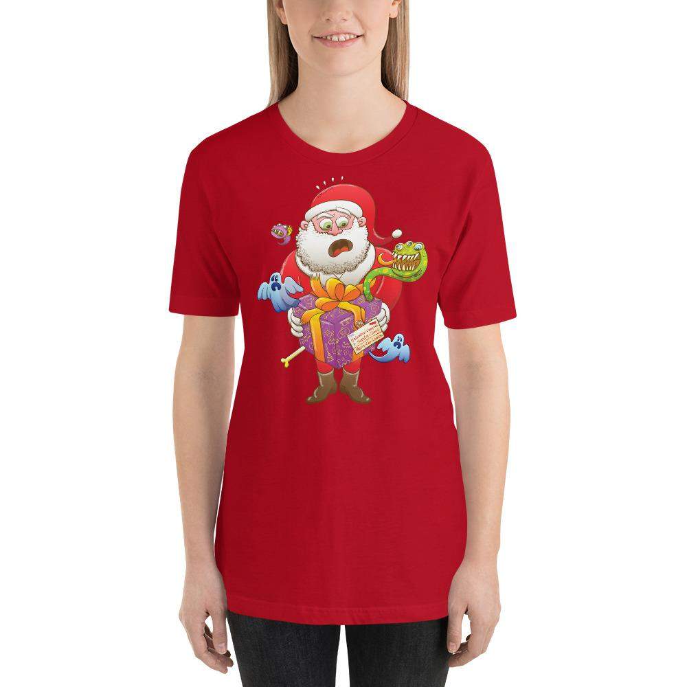 Creepy Christmas gift for Santa Short-Sleeve Unisex T-Shirt-On sale,Short-Sleeve Unisex T-Shirts