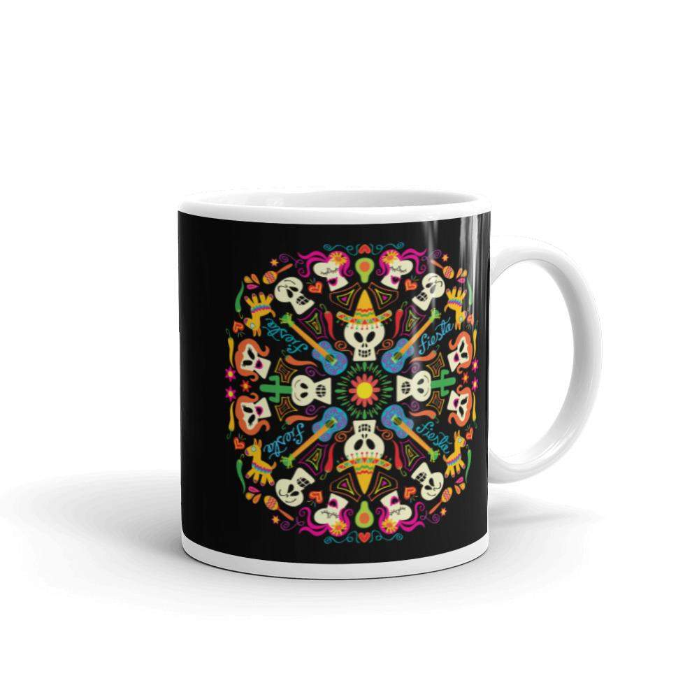 Day of the dead Mexican holiday White glossy mug-White glossy mugs