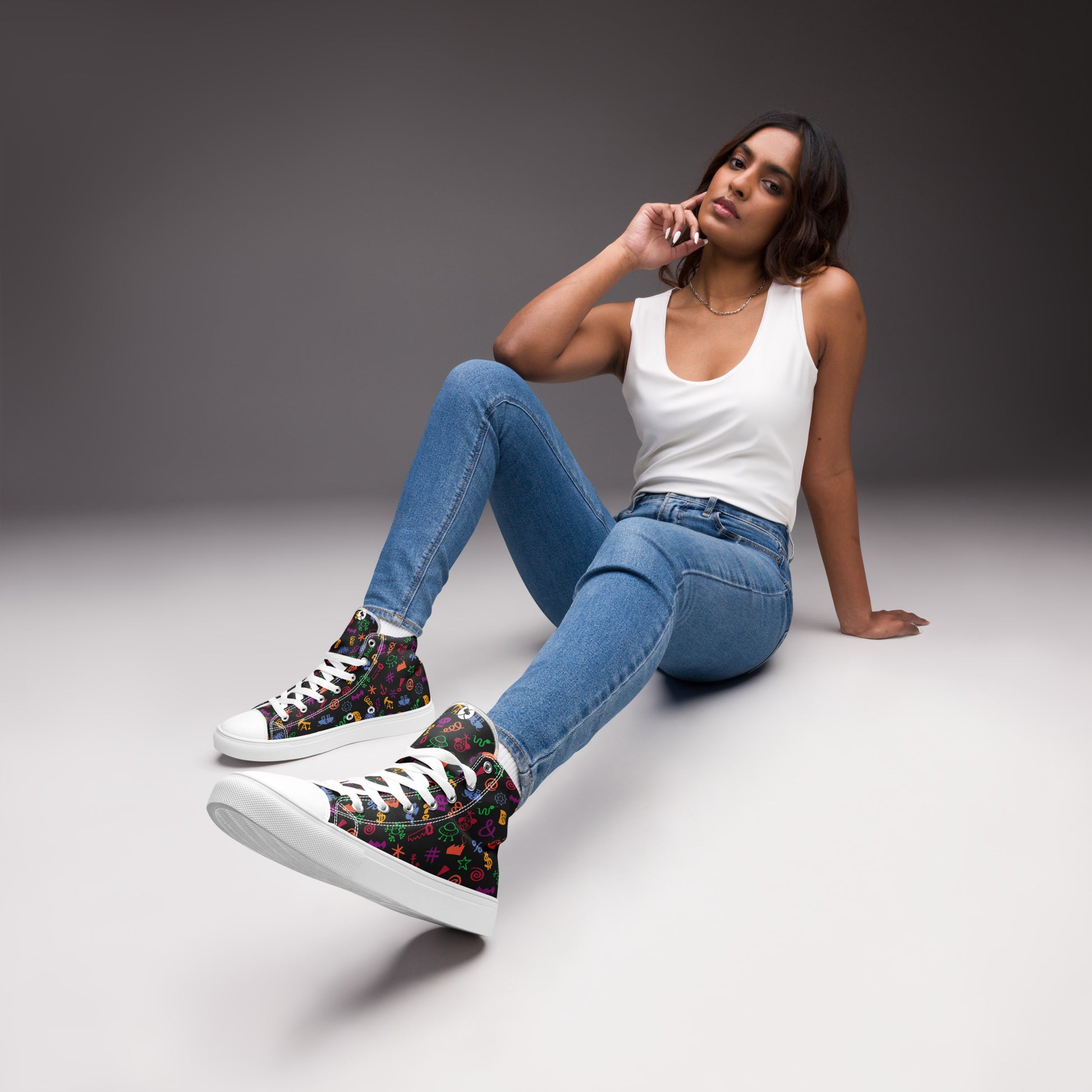 Wear these Women’s high top canvas shoes, swear with confidence, keep your smile. Lifestyle