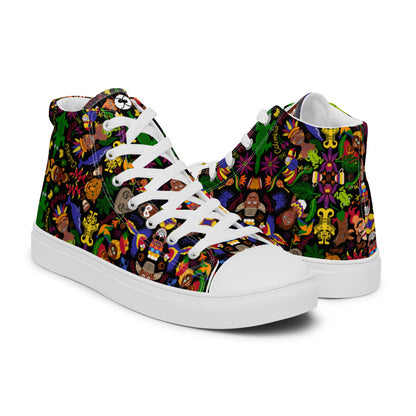 Colombia, the charm of a magical country Women’s high top canvas shoes. Overview