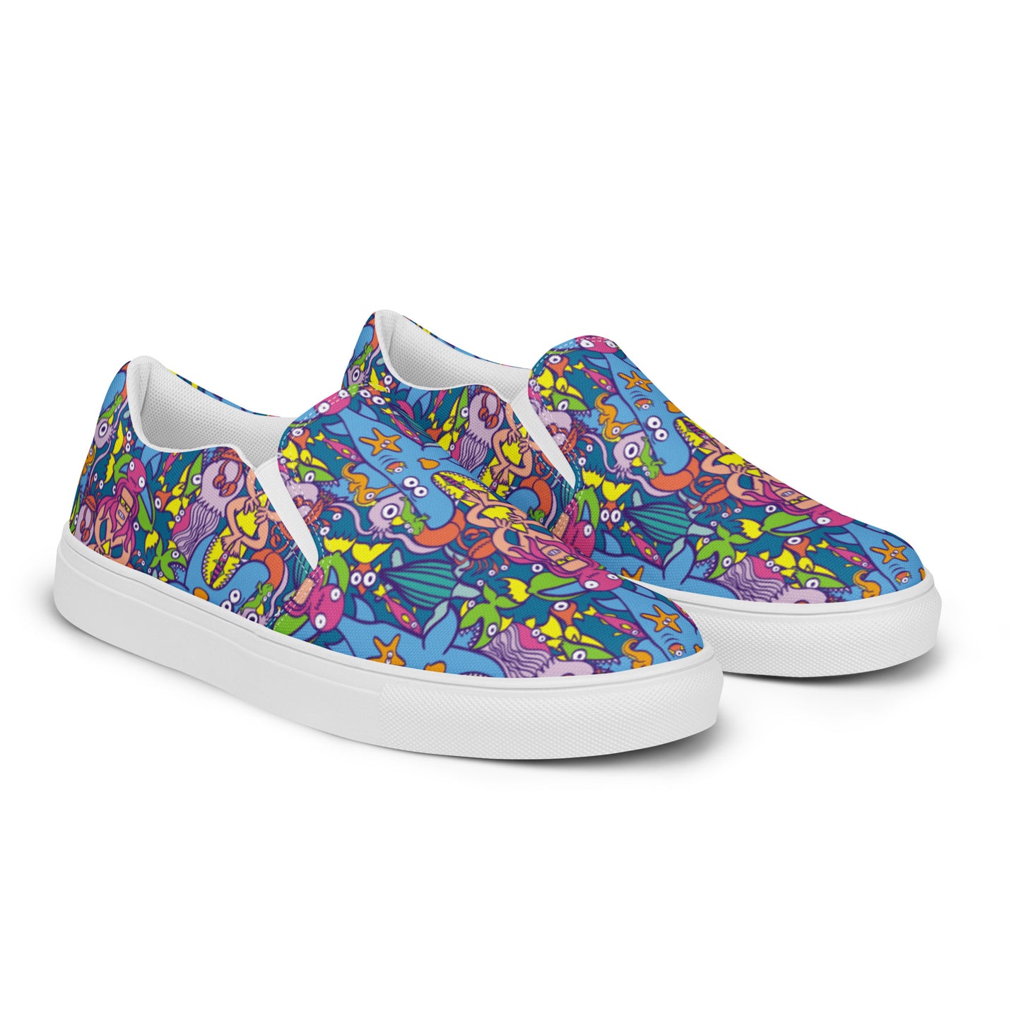 Surf is a true extreme sport Women’s slip-on canvas shoes. Overview